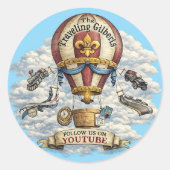 The Traveling Gilberts Stickers (Voorkant)