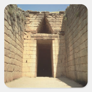 The Treasury of Atreus, c.1300 BC Vierkante Sticker