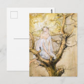 The Tree Fairy Vintage Briefkaart (Voorkant / Achterkant)