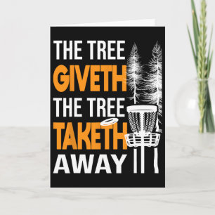 The Tree Taketh Away - Discgolfspeler Vliegende Sc Kaart