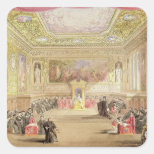 The Trial, Act IV, Scene I van Charles Kean's pro Vierkante Sticker