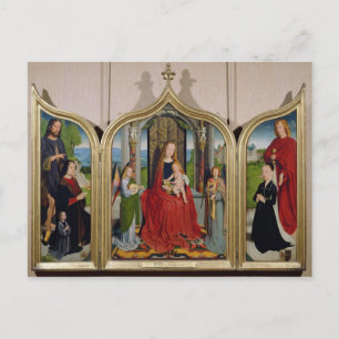 The Triptych of the Sedano Family, c.1495-98 Briefkaart