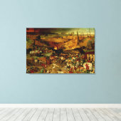 The Triumph of Death, c.1562 Canvas Afdruk (Insitu (Houten vloer))