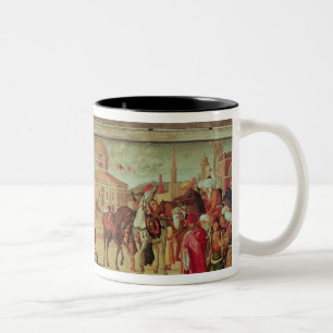 The Triumph of St. George, 1501-7 Tweekleurige Koffiemok