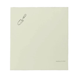 The Trowel -Botanists Pause- Minimalist Notitieblok