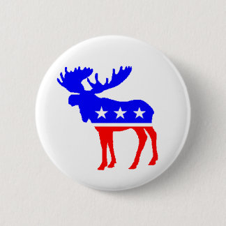 The Tuke Party Moose Ronde Button 5,7 Cm
