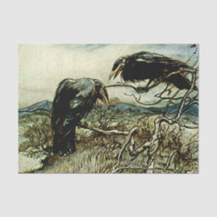 “The Twa Corbies” van Arthur Rackham Tissuepapier