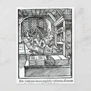 The Typographer, uitgegeven door Hartman Schopper Briefkaart