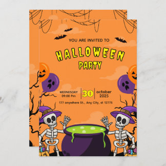 The ultimate Halloween invitation of this year Kaart