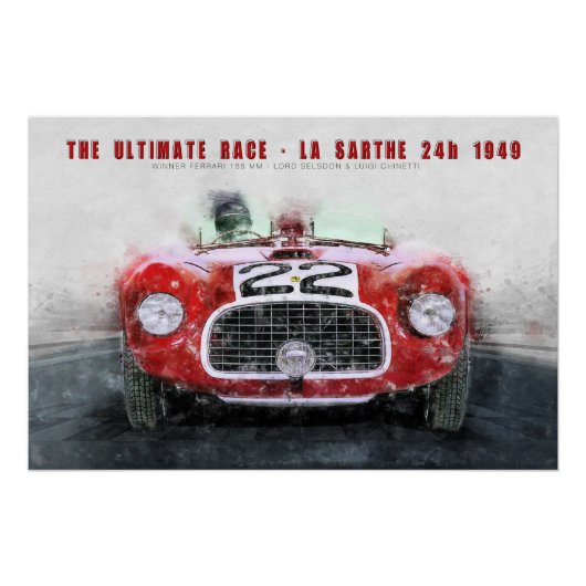 The ultimate race 1949 perfect poster (Voorkant)