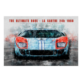 The ultimate race 1966 Miles Hulme Perfect Poster