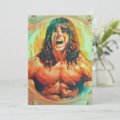 "The Ultimate Warrior" invitations d'alter d'art (Debout devant)