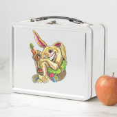 The Unconventional Metal Lunch Box Easter Basket (En situation)