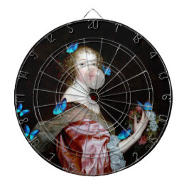 The Unexpected Arrival of Blue Butterflies Dartbord