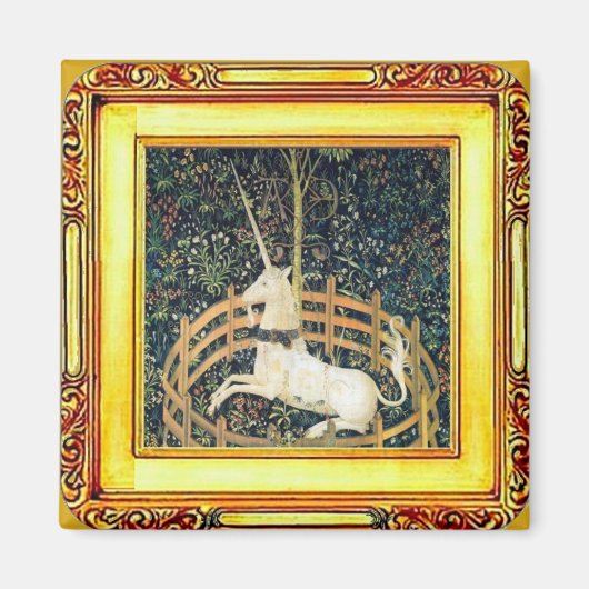 The Unicorn Tapestry Magnet Magneet (Voorkant)