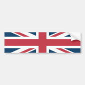 The Union Jack British Flag Bumpersticker (Voorkant)