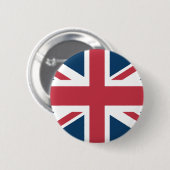 The Union Jack British Flag Button (Voorkant /achterkant)