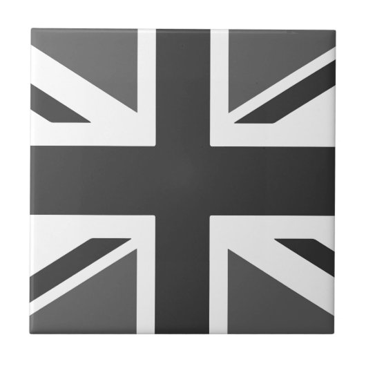 The Union Jack British Flag Ceramic Tile Tegeltje (Voorkant)