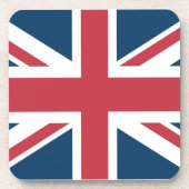 The Union Jack British Flag Coaster Bier Onderzetter (Voorkant)
