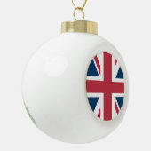 The Union Jack British Flag Keramische Bal Ornament (Links)
