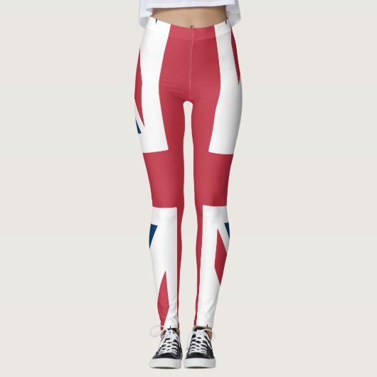 The Union Jack British Flag Leggings (Voorkant)