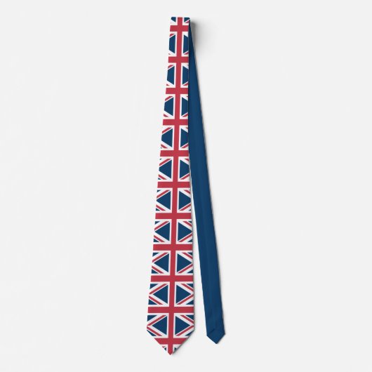 The Union Jack British Flag Neck Tie Stropdas (Voorkant)