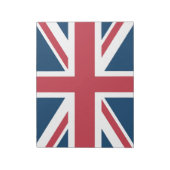 The Union Jack British Flag Notitieblok (Gedraaid)