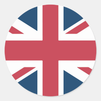 The Union Jack British Flag Ronde Sticker