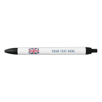 The Union Jack British Flag Zwarte Inkt Pen