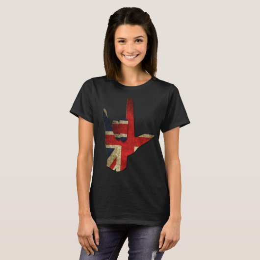 The Union Jack (vlag van het Verenigd Koninkrijk) T-shirt (Voorkant volledig)