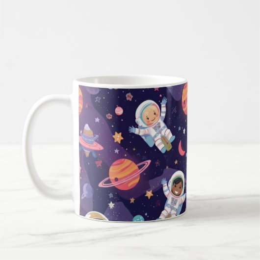 The Universe in Pastel Mug Koffiemok (Links)