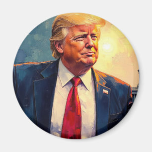 The Unyielding Icon: A Symbolic Portrait of Donald Magneet