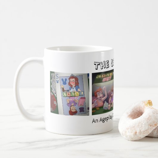 The Usual Bet 4 Art Mug  (Avec donut)