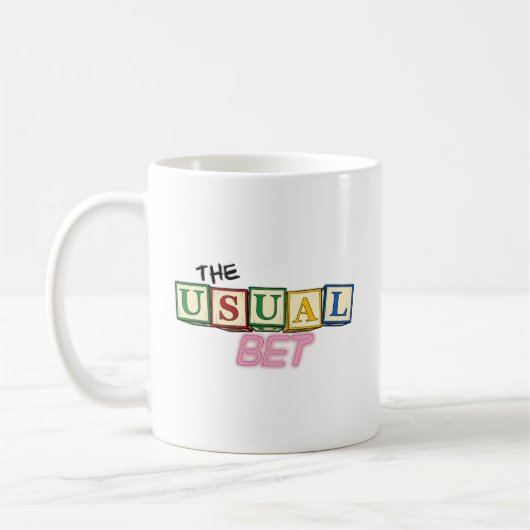 The Usual Bet Logo Mug (Gauche)