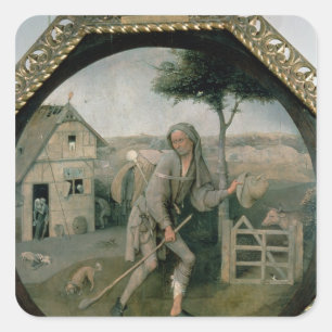 The Vagabond/The Prodigal Son, c.1510 Vierkante Sticker