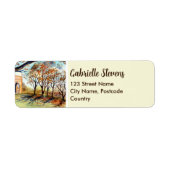 The Valley Gardens Harrogate van Farida Greenfield Etiket (Voorkant)