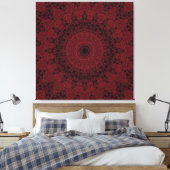 The Vampire Mandala Canvas Afdruk (Insitu (Slaapkamer))