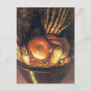 The Vegetable Bowl by Giuseppe Arcimboldo Briefkaart