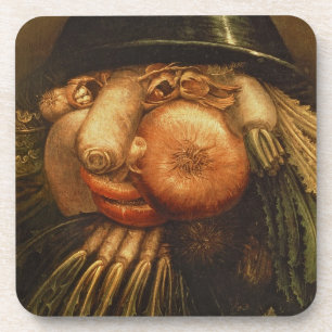 The Vegetable Gardener, c.1590 (olie op het paneel Bier Onderzetter