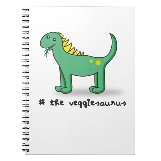 the veggiesaurus notitieboek (Voorkant)