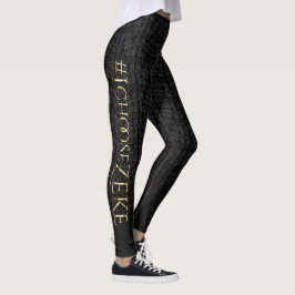 The Veil Diaries #iChooseZeke Leggings