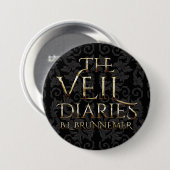 The Veil Diaries Ronde Button 7,6 Cm (Voorkant /achterkant)