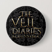 The Veil Diaries Ronde Button 7,6 Cm (Voorkant)