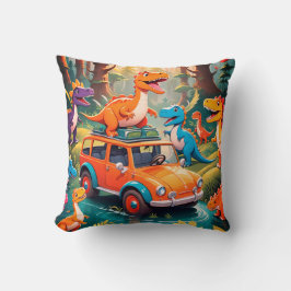 The Velociraptors Family Vacation  Kussen