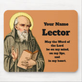 The Venerable Bede Preaching (P.008; gebed) Muismat (Voorkant)