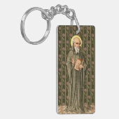 The Venerable Bede Preaching (P.008; gebed) Sleutelhanger (Voorkant Links)