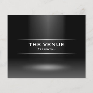 The Venue Presenteert - Blauw Flyer