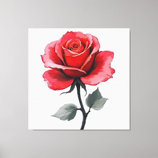 The Versatility of Blooming Roses in Art Canvas Afdruk (Voorkant)