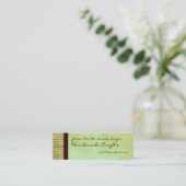 Thé vert Carte de visite Hangtag (Debout devant)