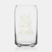 Thé vert Matcha glacé Latte Kawaii Verre (Verso)